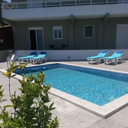 Greek Style Ground Floor Apartment & Pool Jaliszósz Kültér fotó