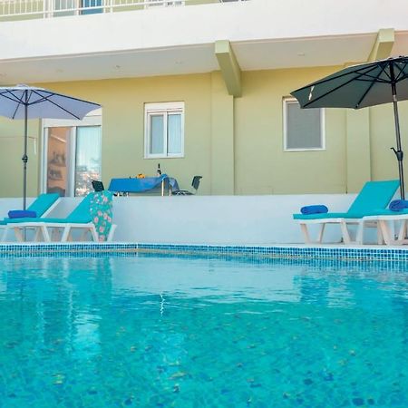 Greek Style Ground Floor Apartment & Pool Jaliszósz Kültér fotó