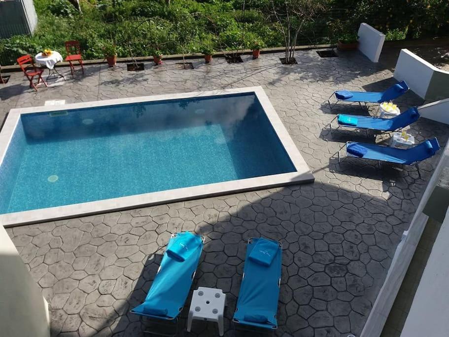 Greek Style Ground Floor Apartment & Pool Jaliszósz Kültér fotó